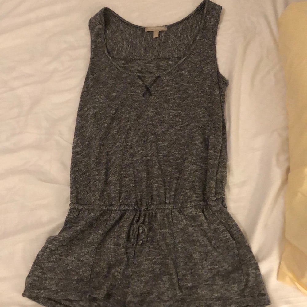Grey  rompers with pockets